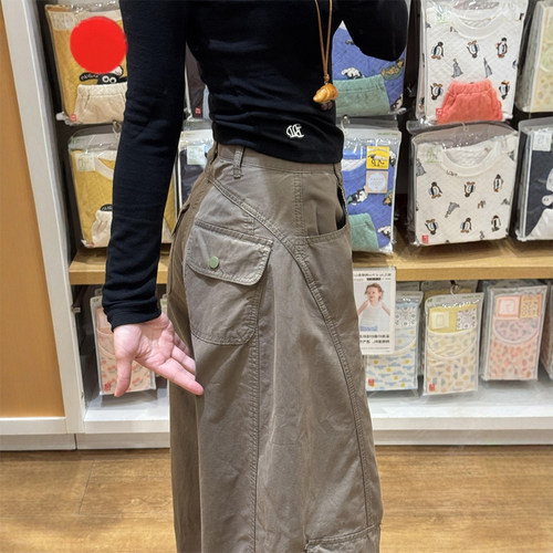 真的绝了这条工装裤好酷又百搭！