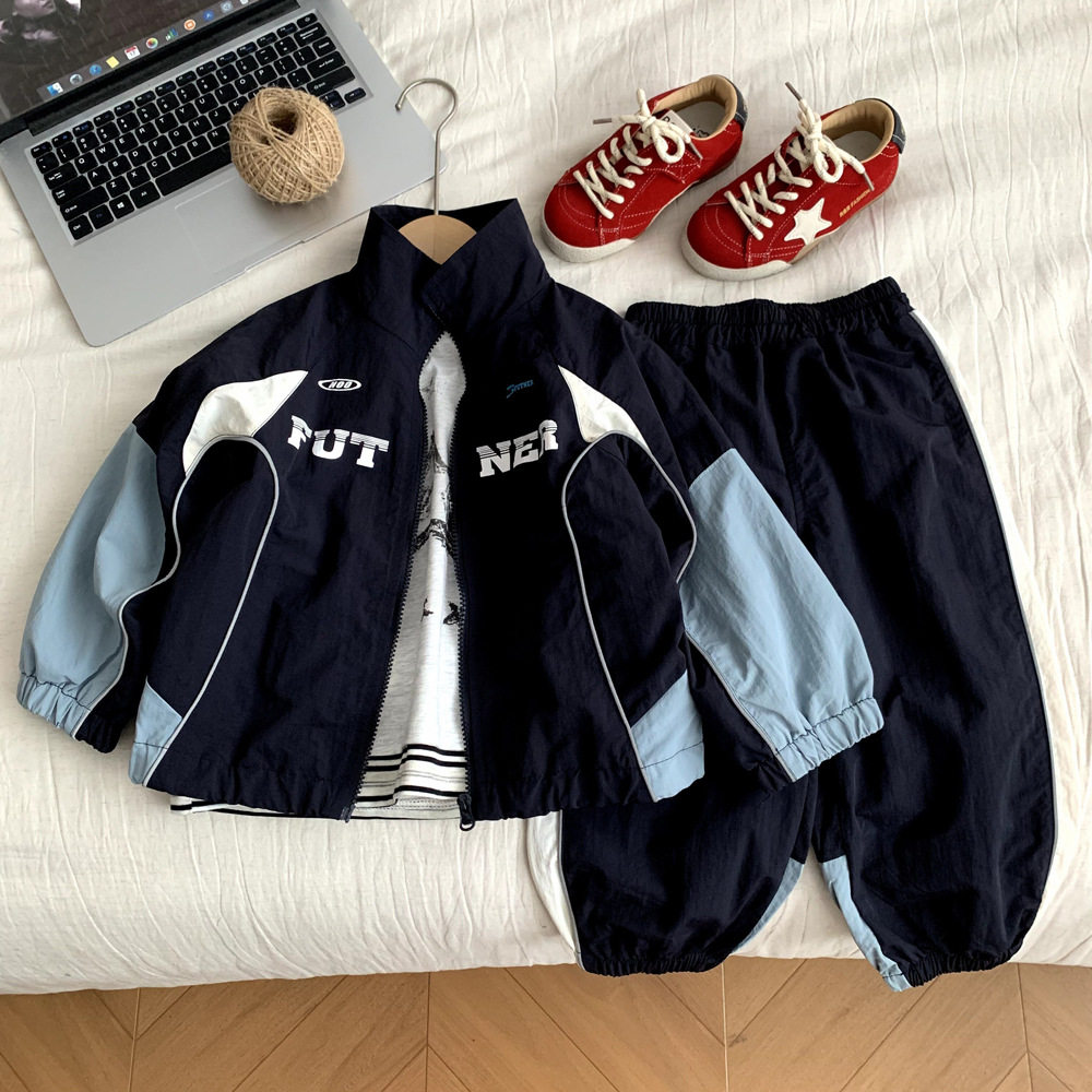 儿童装男童秋装套装2026新款中大童春秋款运动服两件套男孩衣服潮
