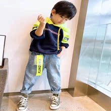 小智同学2020年春款男童新款牛仔裤1