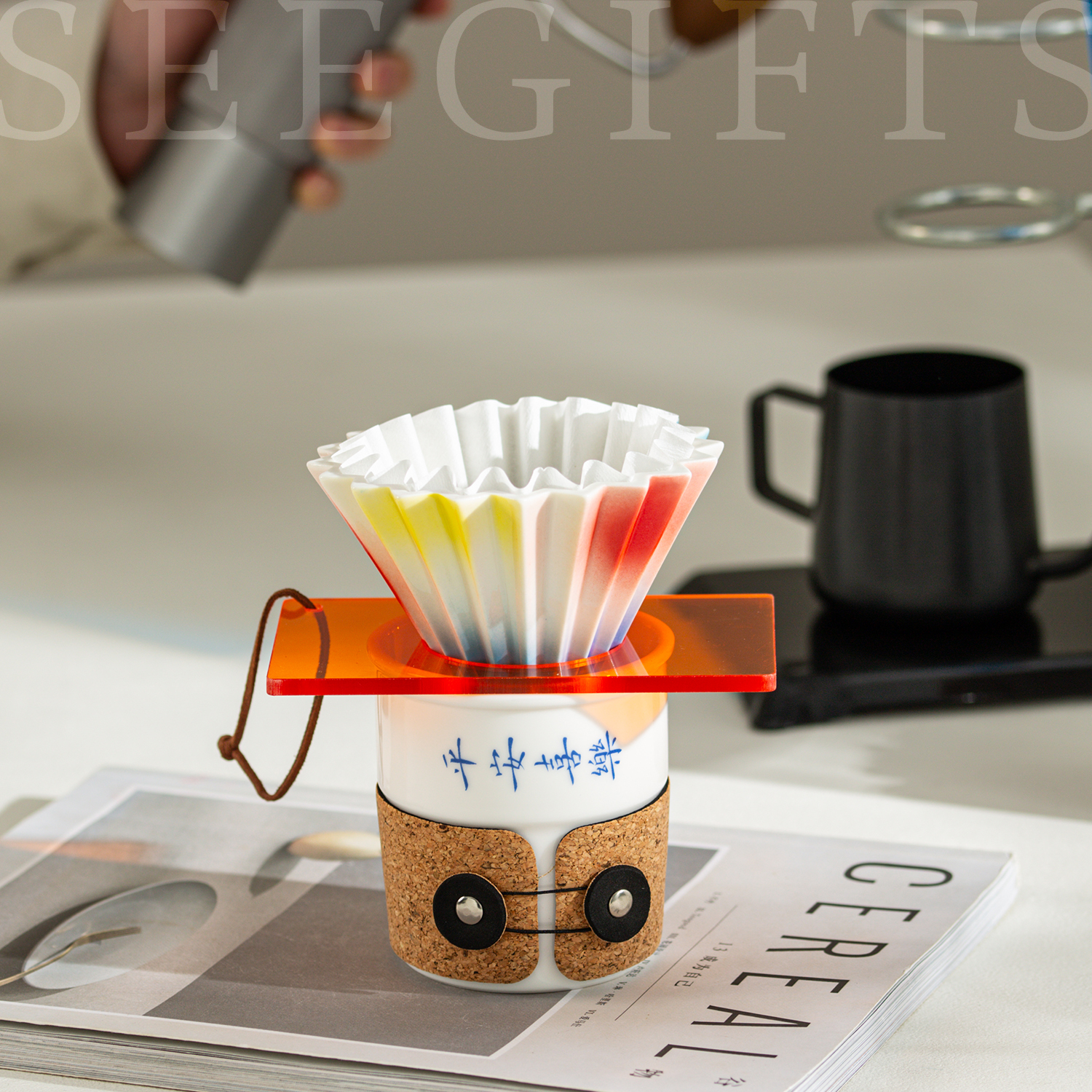 高颜值手冲咖啡杯套组小众礼物