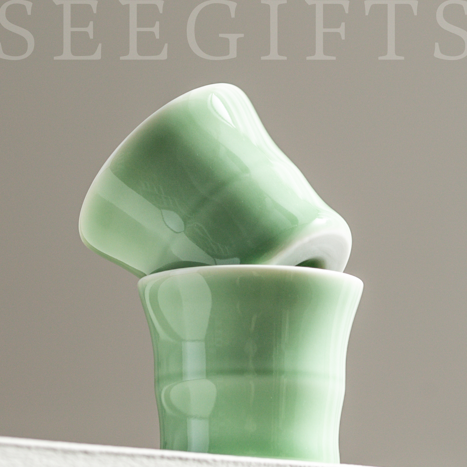 手工龙泉青瓷主人杯中式酒杯茶杯