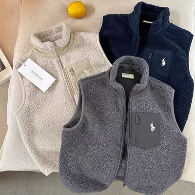 儿童羊羔绒马甲秋冬新款