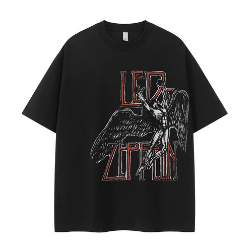 LedZeppelin美式复古感短袖T恤