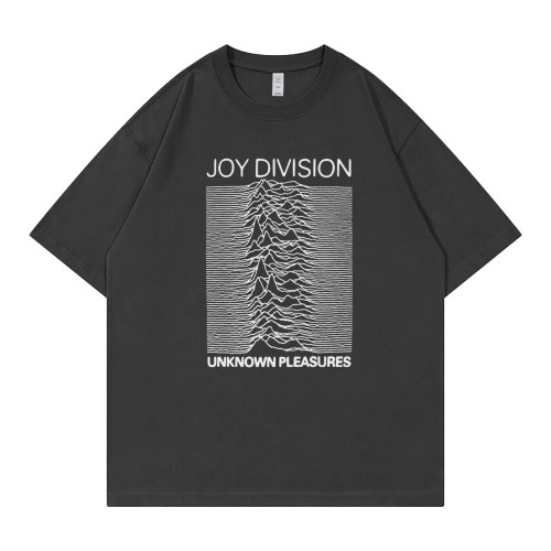 JoyDivision短袖T恤摇滚落肩宽松