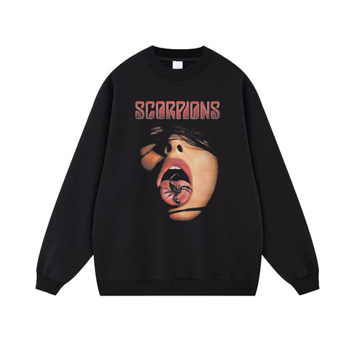 Scorpions摇滚纯棉圆领卫衣