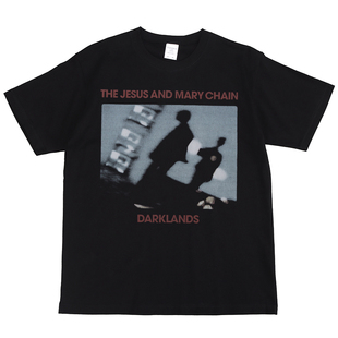 TheJesusAndMaryChain摇滚乐队直喷美式 T恤 街头嘻哈复古着vtg短袖