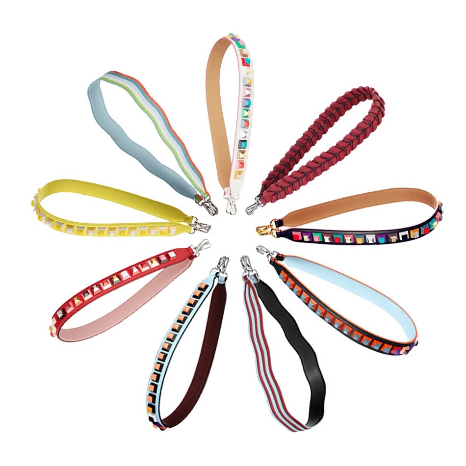 Shoulder strap Banding Leather bags Tape parts Color Rivets Flower Strap you One shoulder Backpackin the Accessories/Leather belt/Hat/Muffler , Shoes and bags/Belt Accessories , Bag Accessories , Taping  category - from Buy2taobao.com to provide professional Taobao agent buy service