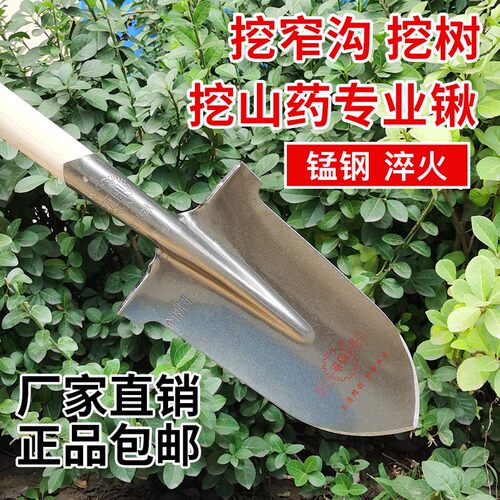 全钢加厚园艺挖树铁锹工具铲子