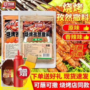 叮当婆孜然烧烤撒料商用腌料孜然粉鱿鱼肉串羊肉炸串串烧烤酱调料