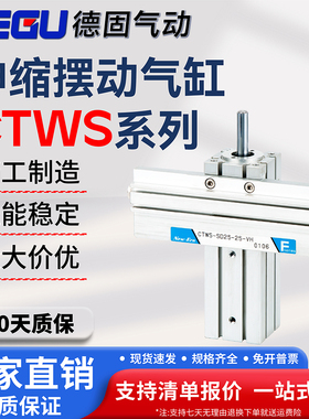 新时代New-Era伸缩旋转摆动气缸CTWS-SD25-25-VH CTXS-SD25-25-VQ