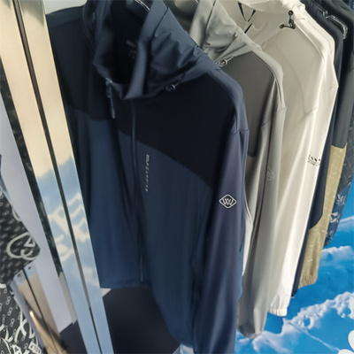 寇寇女王北冰洋旅行冰镇外套24187男外套长袖拼接连帽防晒衣速干