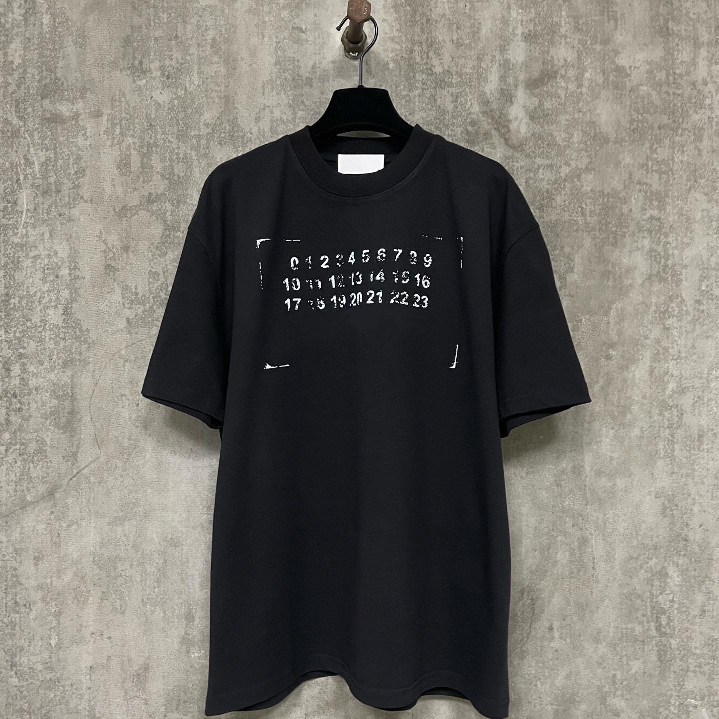 MMM重磅简约四角标潮牌圆领T恤