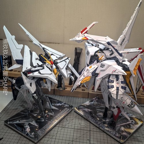 包邮|HG1/144大白鹅高达|柯西高达|闪光哈萨维|亚克力地台支架