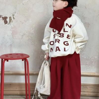 纯棉男童洋气酷帅炸街秋冬两件套