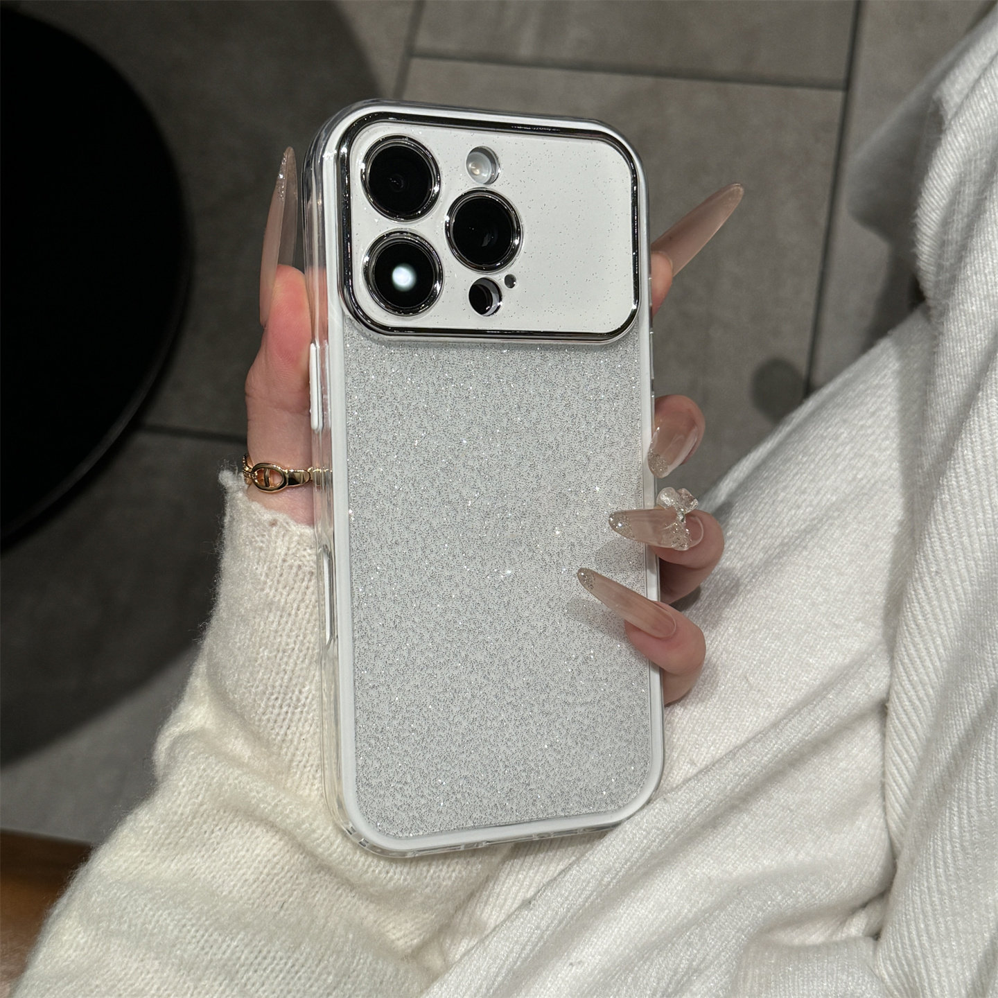 新款高颜值细闪秒变17适用于苹果17promax手机壳16promax高级感iphone15大视窗14爆款13全包12女11网红保护套