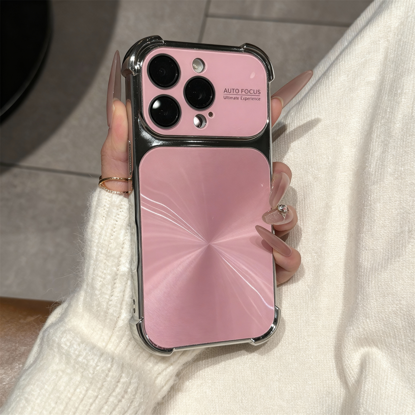 新款高级电镀极光适用苹果17promax手机壳16ProMax高颜值iphone15创意大视窗14爆款13全包按键17女网红保护套