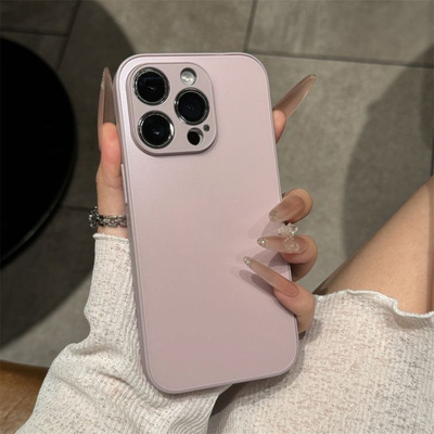 新款高级感AG磨砂全包适用于iPhone16promax手机壳高颜值苹果15防摔13保护套12简约11女17promax防指纹14男款