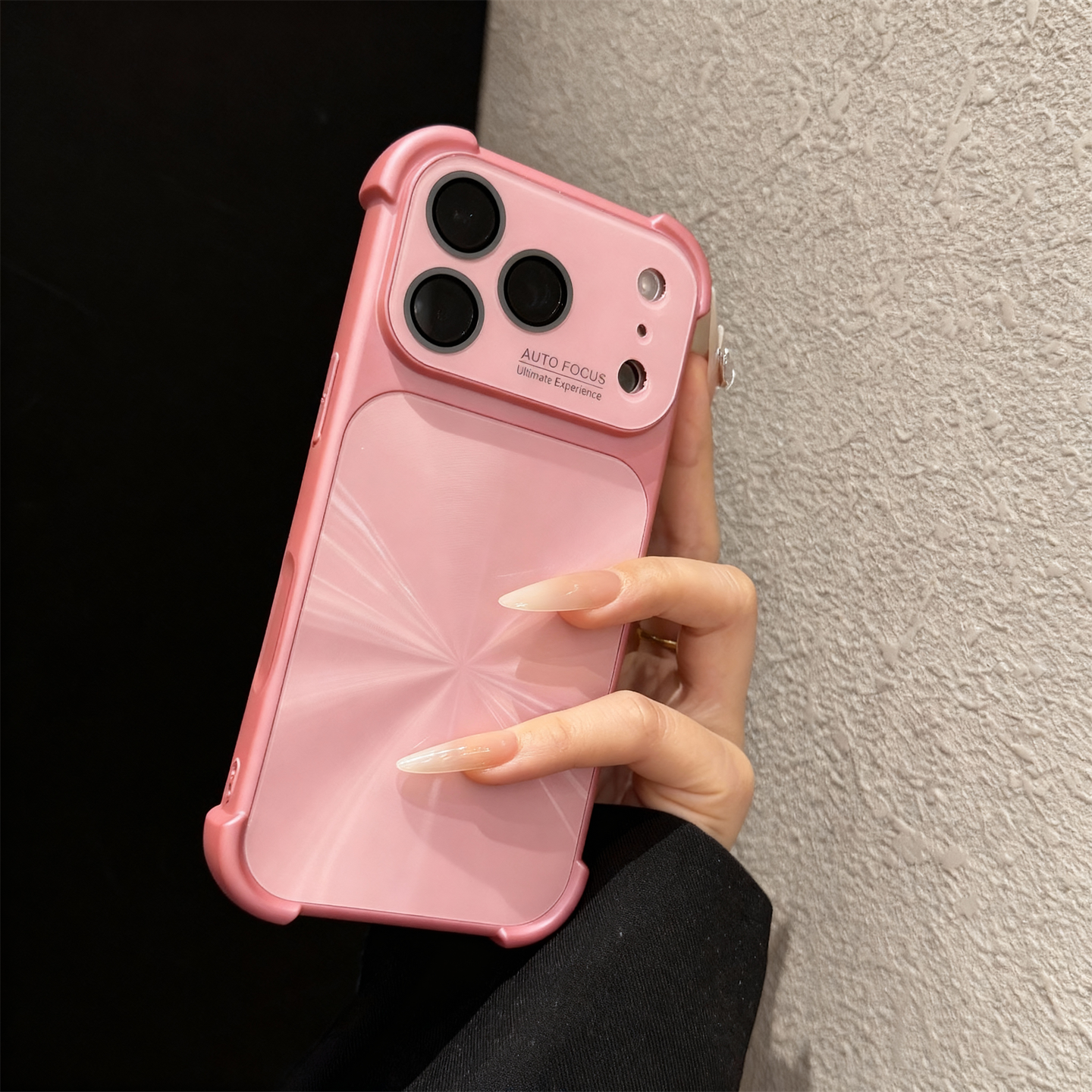 新款简约高级极光适用苹果17promax手机壳16ProMax高颜值iphone15创意大视窗14爆款13全包按键17女网红保护套