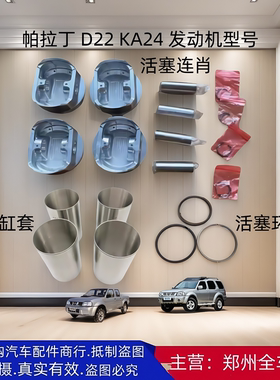 郑州D22皮卡帕拉丁KA24发动机 活塞 环 销 缸套 四配套汽车配件