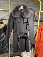 折扣现货！ROEM罗燕 韩国专柜正品 毛呢外套RMJH54TR13中长款