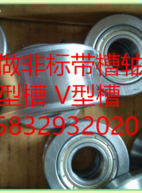 定做各种V型 U型 方槽型滑轮  滑轮轴承 一体轴承 各种非标轴承