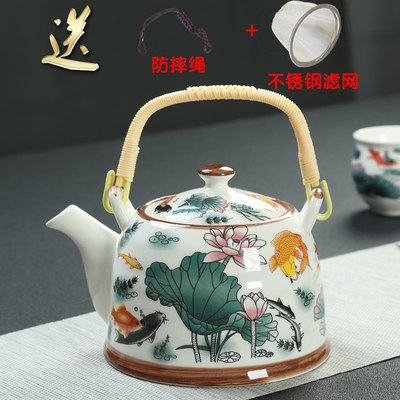 茶杯陶瓷青花餐厅凉水壶