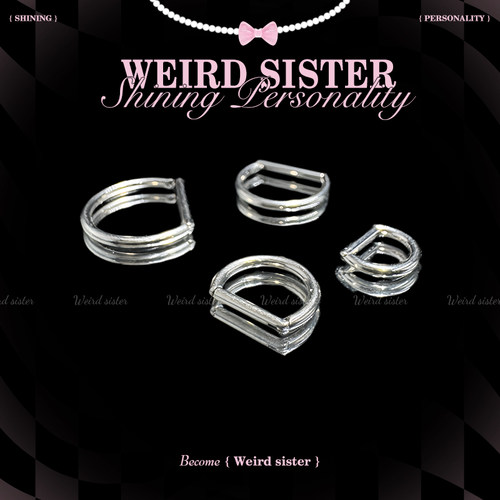 F136钛合金D型环养耳防过敏闭口环鼻环唇环直杆耳圈亲肤植入级