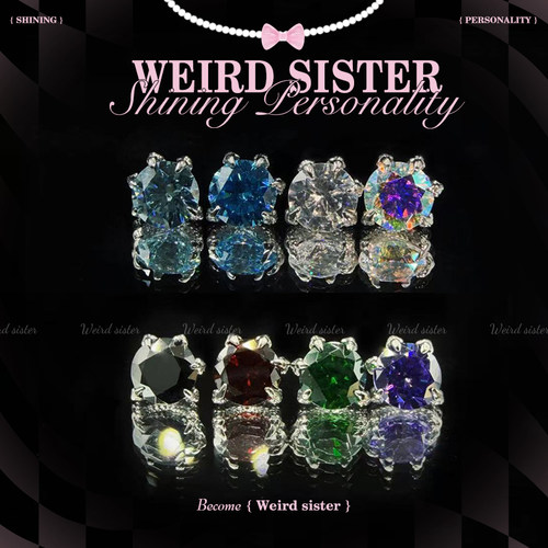 WEIRD SISTER超闪5mm龙爪~F136钛合金内螺纹耳蜗耳骨钉防过敏