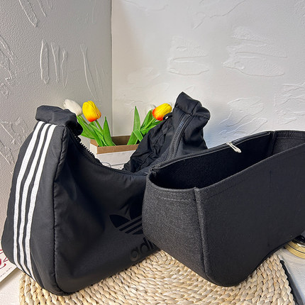 适用于阿迪达斯Adidas云朵单肩包内胆包撑内衬超轻带拉链包中包