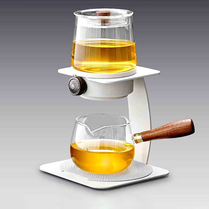 高档玻璃泡茶壶2026新款自动茶具套装轻奢懒人泡茶神器功夫小茶杯