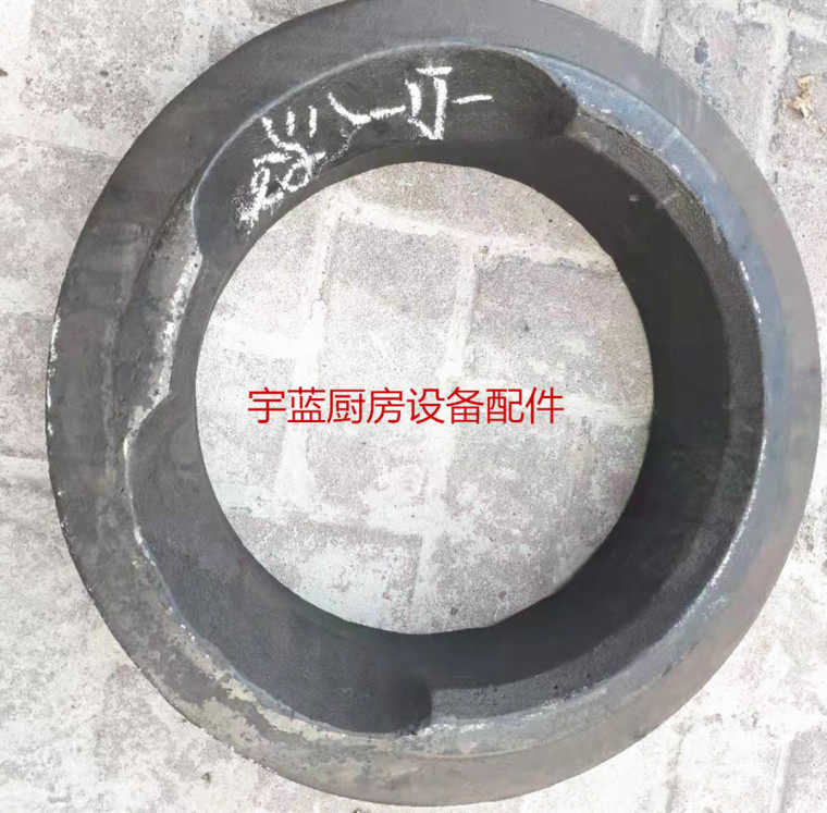酒店商用炉灶生铁圈广式灶炉灶两坑杂碎式生铁圈内径320/外径465