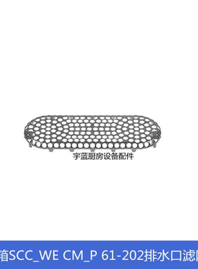 乐信RATIONAL蒸烤箱配件排水口过滤网SCC_WE CM_P 61-202筛网