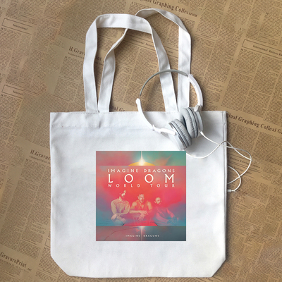 loom梦龙乐队Imagine Dragons巡演周边演唱会粉丝潮帆布包手提袋