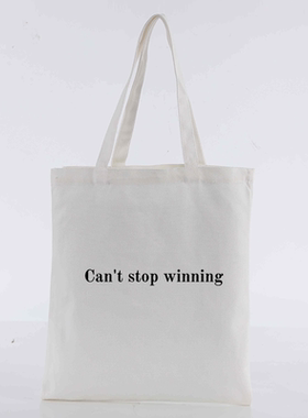 Can't stop winning 美国金毛奶龙赢得停不下来帆布包