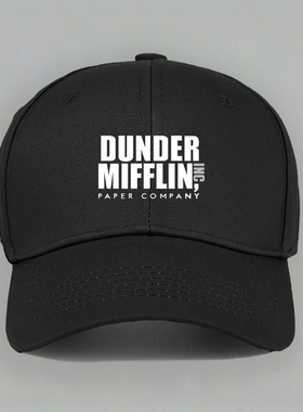 The Office Dunder Mifflin 美剧办公室定制棒球鸭舌帽子水洗软顶