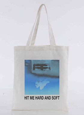 Billie Eilish碧梨HIT ME HARD AND SOFT专辑cos帆布包手提袋diy
