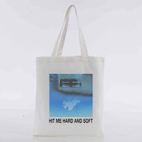 Billie Eilish碧梨HIT ME HARD AND SOFT专辑cos帆布包手提袋diy