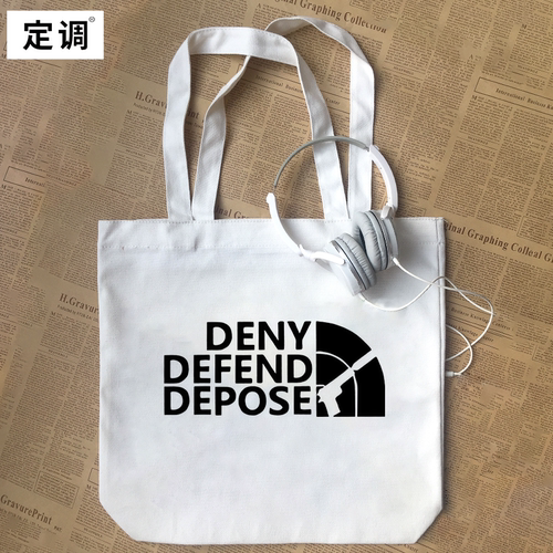 DENY DEFEND DEPOSE Luigi Mangione美国路易吉纪念帆布包