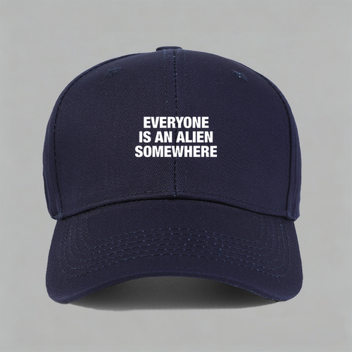 everyone is an alien somewhere酷玩乐队ColdPlay英文棒球帽子