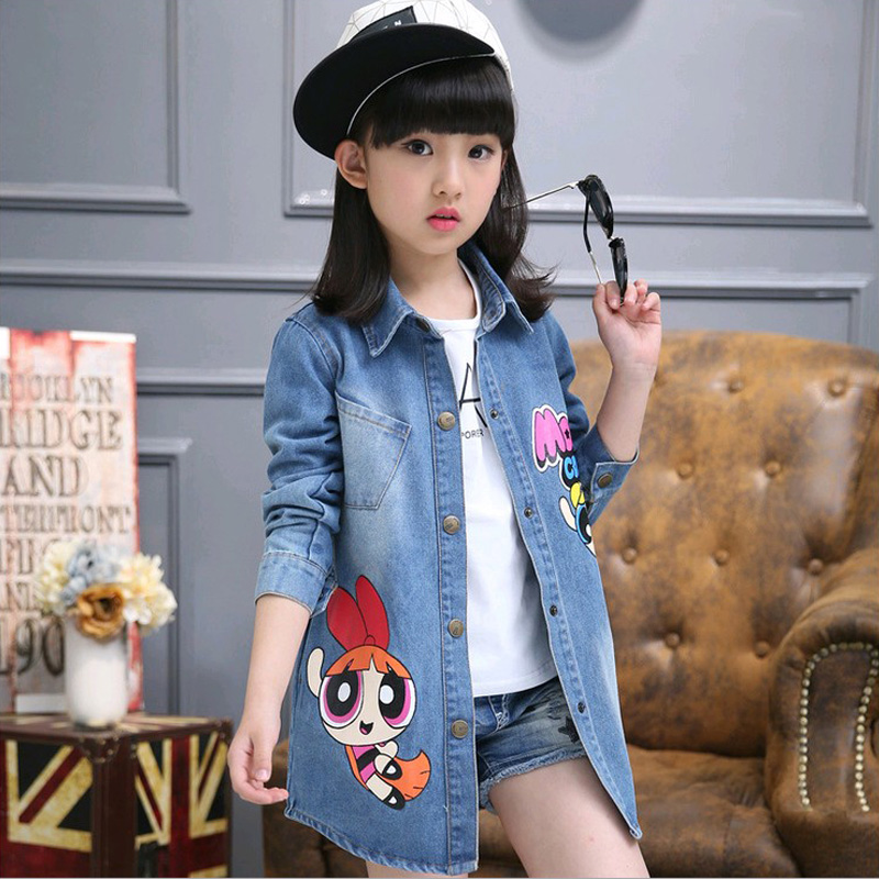 Chemise fille à manche longue en toile - Ref 2086896 Image 4