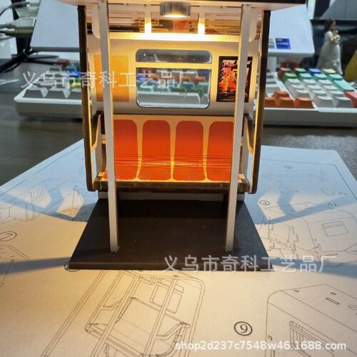 跨境新款NYC Subway Train Lamp纽约地铁列车灯