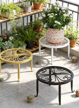 欧式落地单层铁艺花架阳台客厅绿萝小花架子室外矮款