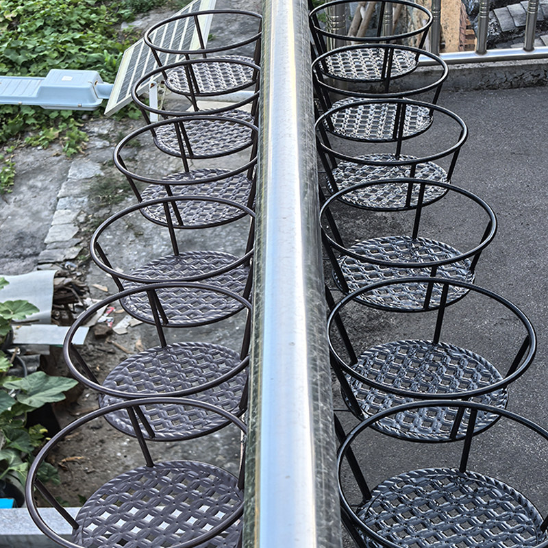 栏杆多肉绿萝花架子室内置物架阳台花架家用铁艺悬挂式花盆挂架,收纳整理,阳台置物架,淘宝优惠券,粉丝福利购,淘宝优惠卷