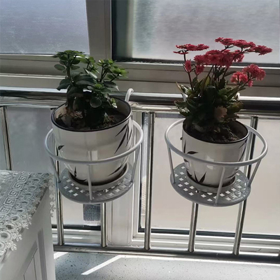 阳台悬挂花架悬挂式护栏挂式悬挂摆绿植铁艺挂钩花盆架悬挂花架子