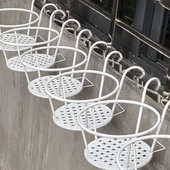 栏杆花架阳台花架置物架大号吊兰悬挂挂式 铁艺花盆托架绿萝花架