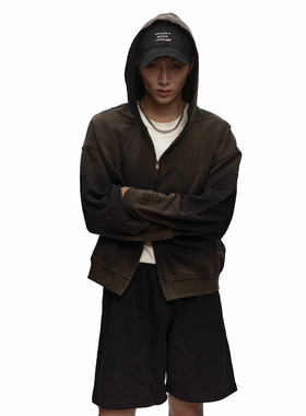 awiya shanghai 高品线 No.14｜vintage hoodie 磨破做旧水洗卫衣