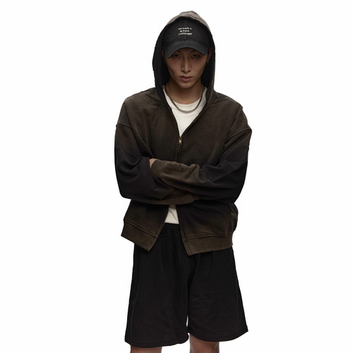 awiya shanghai 高品线 No.14｜vintage hoodie 磨破做旧水洗卫衣