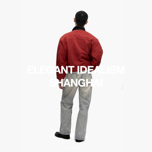 高品线｜复古水洗高密100%棉撞色夹克外套 No.25 awiya shanghai