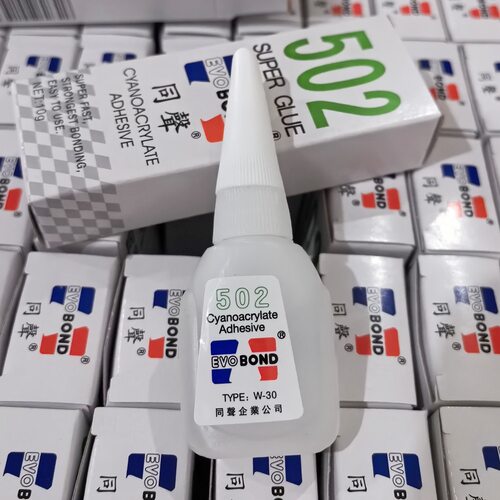 正品台湾同声W-30绿字502胶水约10g装瞬间强力胶EVOBOND快干胶