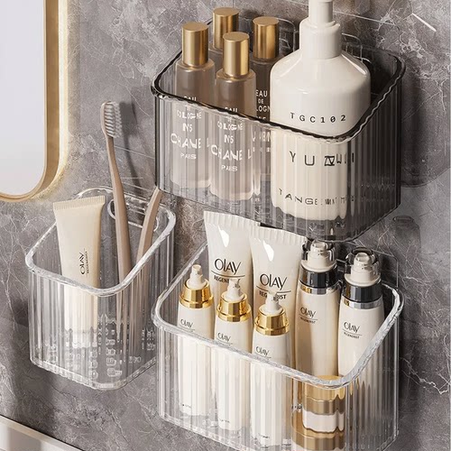 轻奢壁挂洗脸巾收纳盒壁挂卫生间